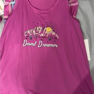 Desert Dreamer Women's Pink Pajama Top